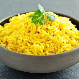 طبق أرز بسمتي