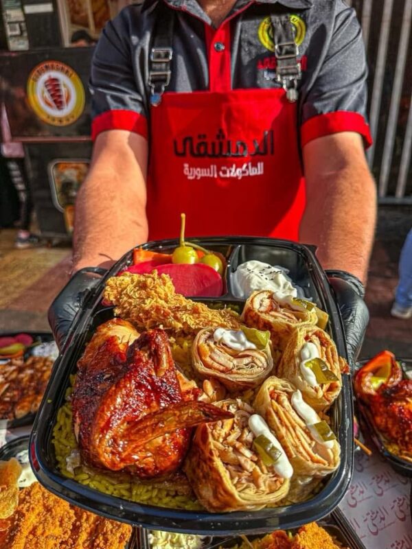 ٥ قطع شاورما عربي + ربع فرخة + قطعة كرسبي