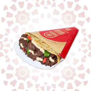 كريب شاورما لحمة